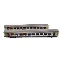 Set de 2 voitures VTU Alsace - LS Models 41211 - HO 1/87 - SNCF - Ep VI - 2R - 2