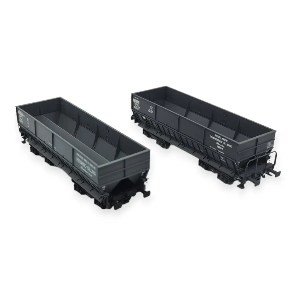 Set de 2 wagons trémies Redange-Dilling DM - LS Models 31105 - HO : 1/87 - SNCF - EP III - 2