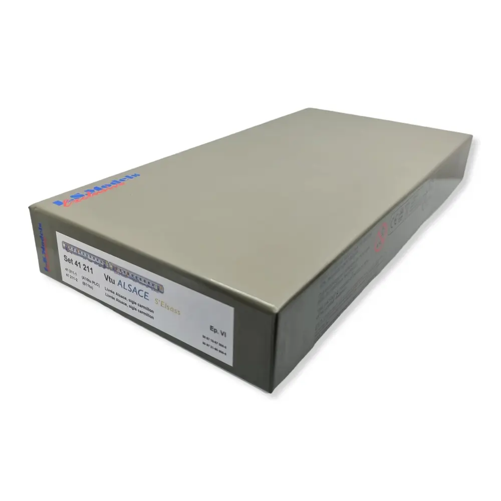 Set de 2 voitures VTU Alsace - LS Models 41211 - HO 1/87 - SNCF - Ep VI - 2R - 4