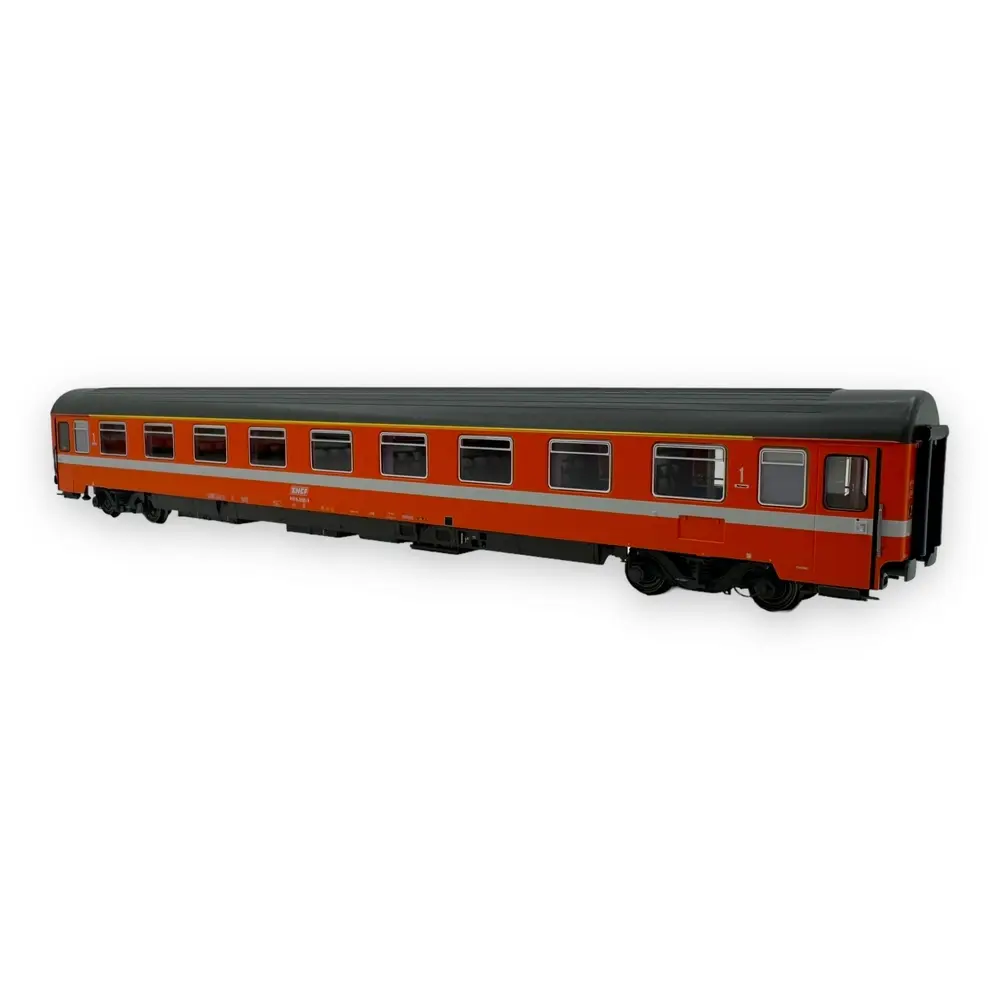 Set de 2 voitures voyageurs VSE A9u, livrée C1, logo encadré - LS Models 40350 - HO 1/87 - SNCF - Ep IV - 2R - 4