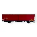 Wagon couvert EVS, Hss, rouge/bleu, parois planes - LS Models 30691 - HO 1/87 - SNCF - Ep IV - 2R - 3