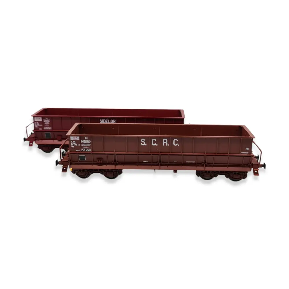 Set de 2 wagons tombereaux DM - Ls Models 31119 - HO : 1/87 - SNCF - EP IV - 2