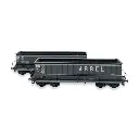 Set de 2 wagons tombereaux DMH Arbel - Ls Models 31115 - HO : 1/87 - SGW - EP IV V - 3