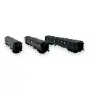 Set de 3 voitures voyageurs - Express Nord - LS Models 40325 - HO : 1/87 - SNCF - EP III - 2