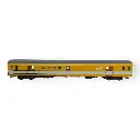 Voiture postale PA UIC livrée jaune/blanche toit gris, bogies Y24X - LS Models 40429 - HO 1/87 - SNCF - Ep IV - 2R - 3