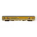 Voiture postale PA UIC livrée jaune/blanche toit gris, bogies Y24X - LS Models 40428 - HO 1/87 - SNCF - Ep IV - 2R - 3