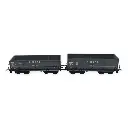 Set 2 wagons trémies "Sidelor" - Ls Models 31101 - HO 1/87 - SNCF - EP III - 3