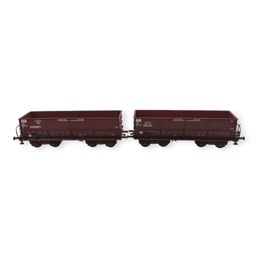 Set 2 wagons tombereaux - LS Models 31114 - HO : 1/87 - SNCF - EP IV - 3
