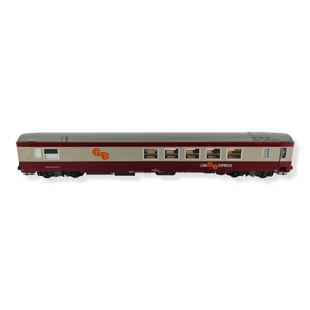 Voiture restaurant Vru "GE orange" - 160km/h - LS MODELS 40159 - HO 1/87 - SNCF - Ep IV - 2R - 2