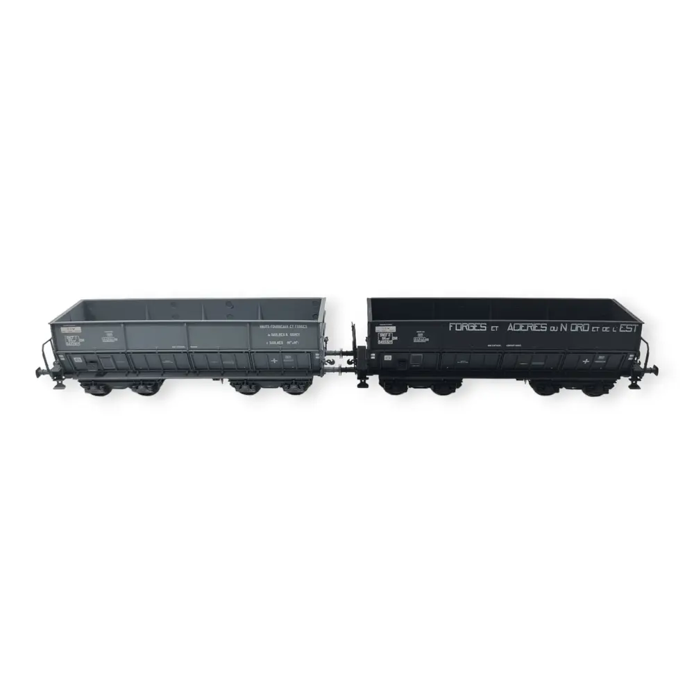 Set 2 wagons tombereaux - LS Models 31110 - HO : 1/87 - SNCF - EP III - 3
