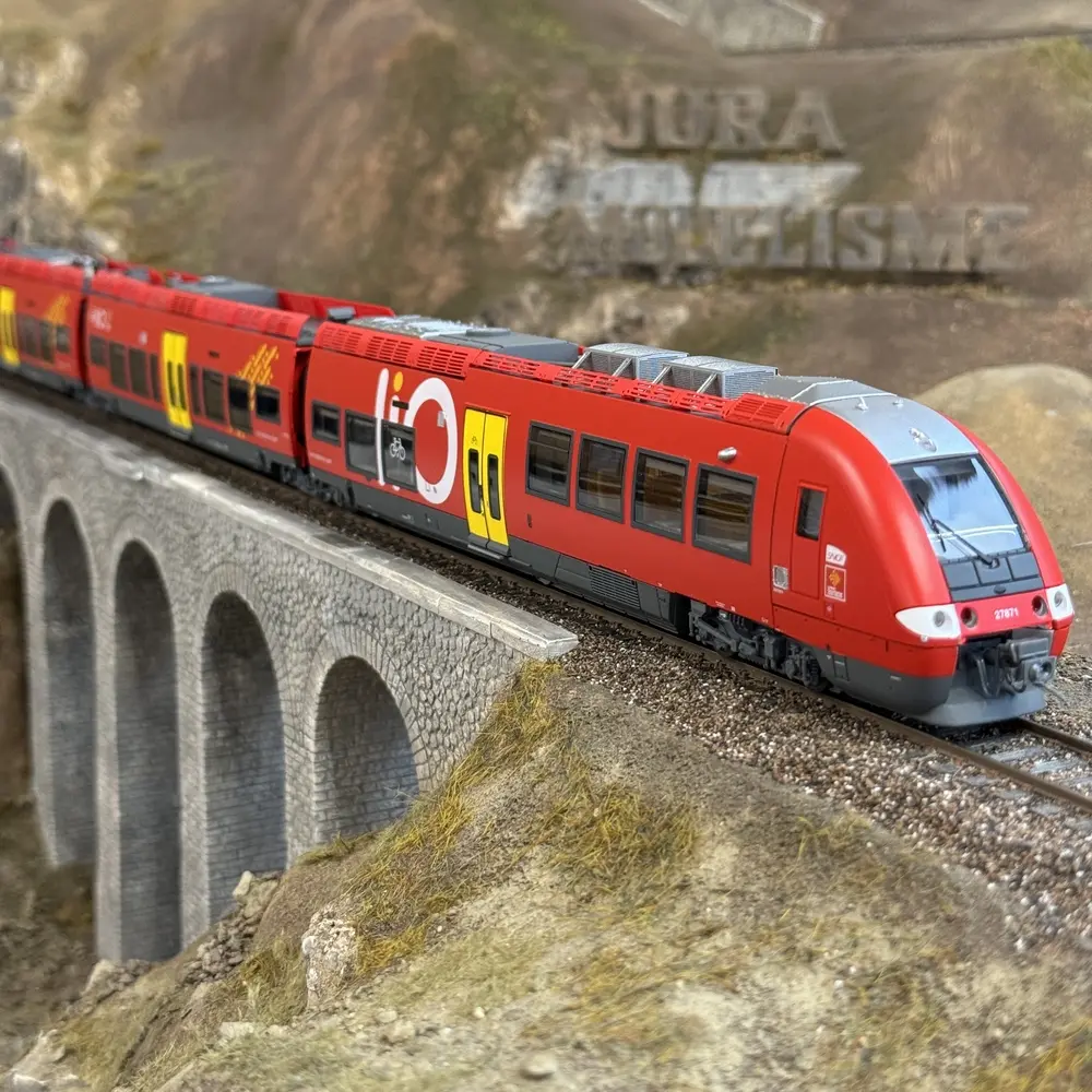 Automotrice électrique AGC Z 27871/27872 LIO - LS Models 10080 - HO 1/87 - SNCF - Ep VI - Analogique - 2R - 8