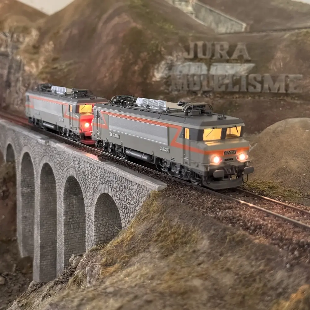 Set de 2 locomotives électrique BB 7346 / BB 7414 - LS Models 10450S - HO 1/87 - SNCF - Ep IV - Digital sound - 2R - 13