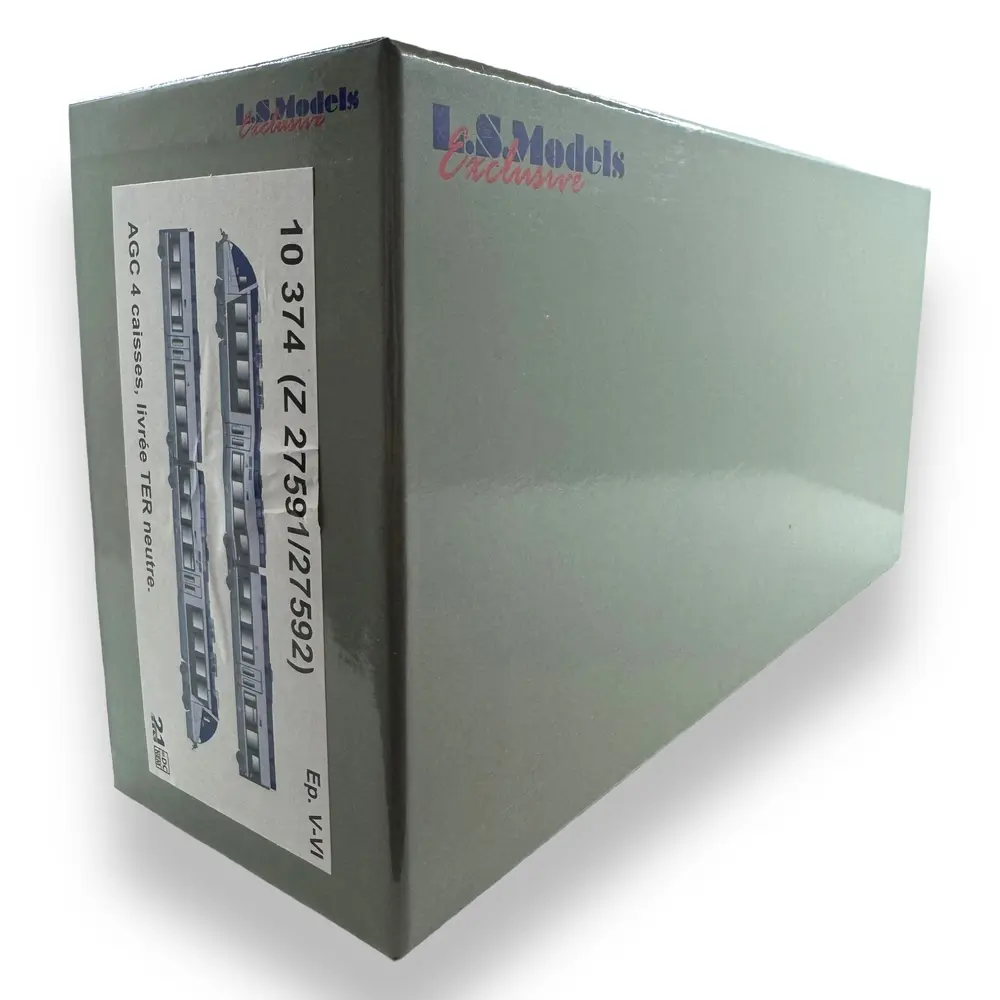 Rame automotrice AGC Z27591/27592 - Ls Models 10374 - HO 1/87 - SNCF - EP V/VI - 4