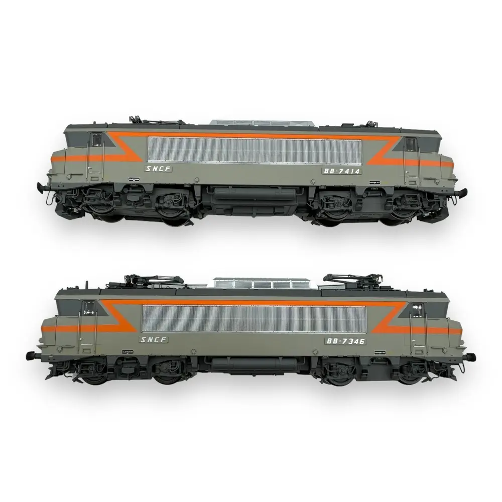 Set de 2 locomotives électrique BB 7346 / BB 7414 - LS Models 10450S - HO 1/87 - SNCF - Ep IV - Digital sound - 2R - 2