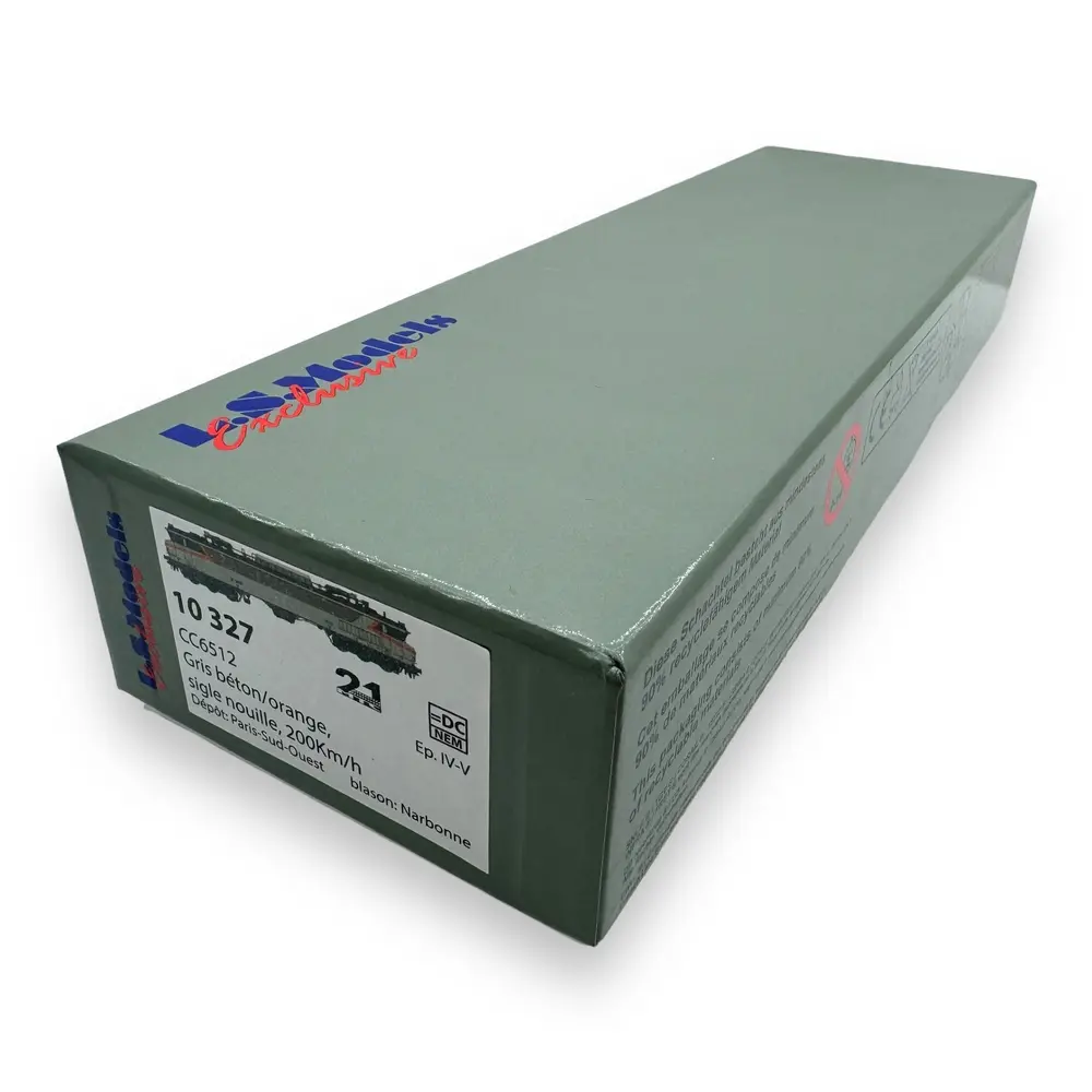 Locomotive électrique CC 6512 - LS Models 10 327 - HO 1/87 - SNCF - Ep IV/V - Analogique - 2R - 4