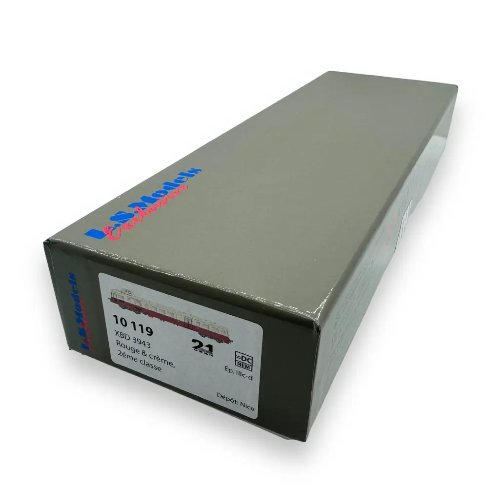 Autorail diesel Picasso XBD 3943 - LS Models 10119 - HO 1/87 - SNCF - Ep III - Analogique - 2R - 4