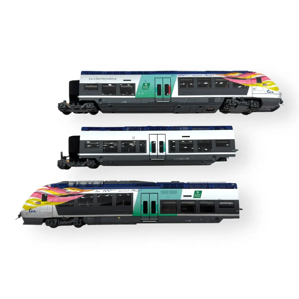 Automotrice AGC X 76603/76604 DCC - Ls Models 10072DS - HO 1/87 - SNCF - EP V-VI - 4