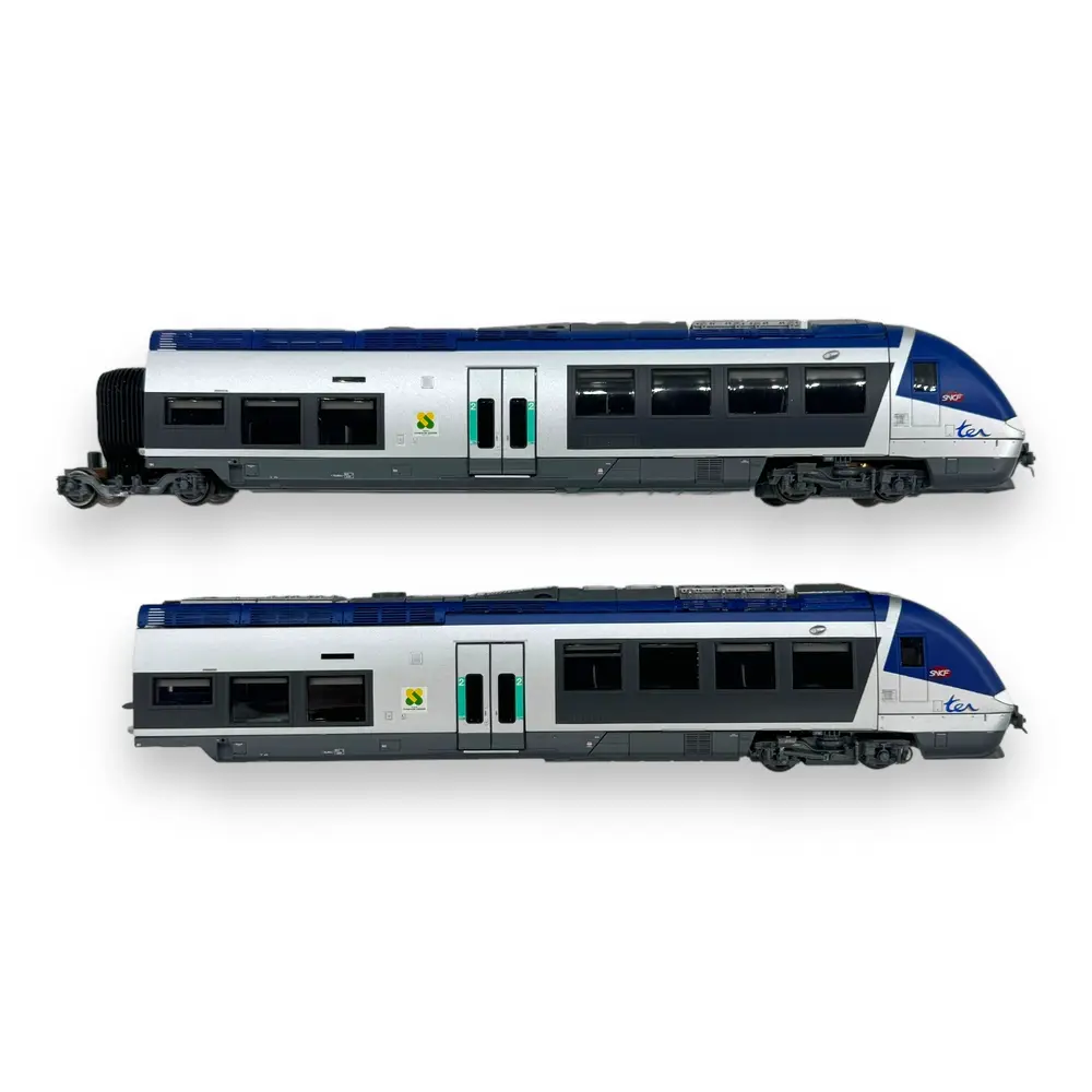 Rame automotrice AGC X 76600 Ls Models 10078 - HO 1/87 - SNCF - EP V / VI - 3