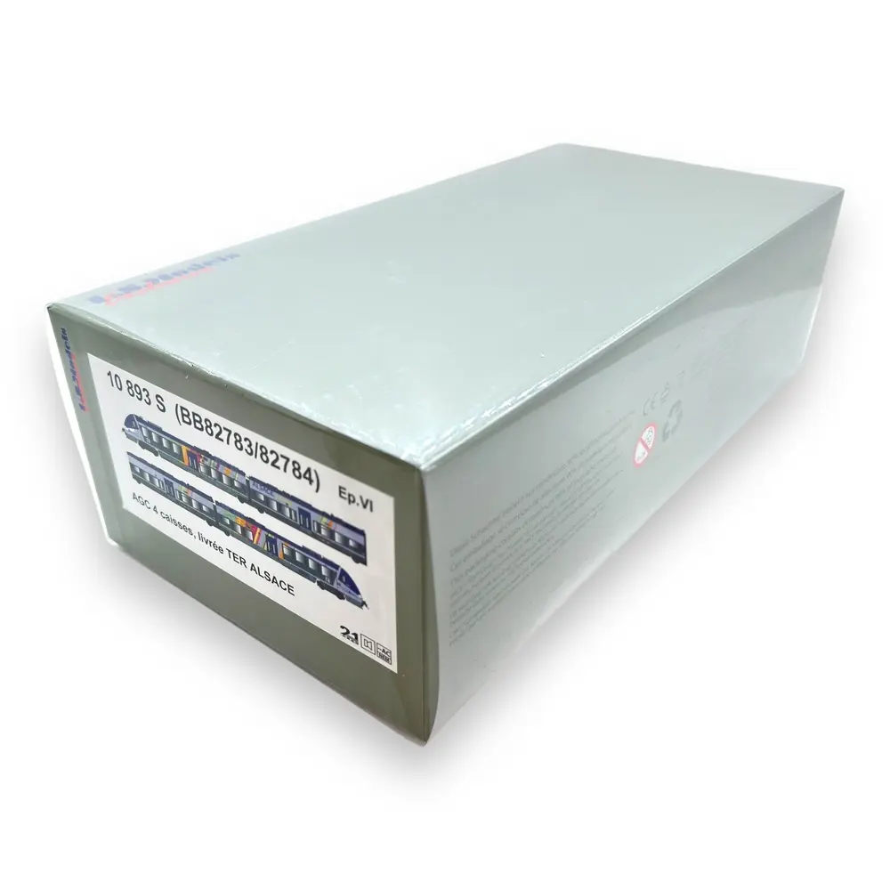 Autorail bimode AGC BB82783 / 82784 TER Alsace - LS Models 10893S - HO 1/87 - SNCF - Ep VI - Digital sound - 3R - 3