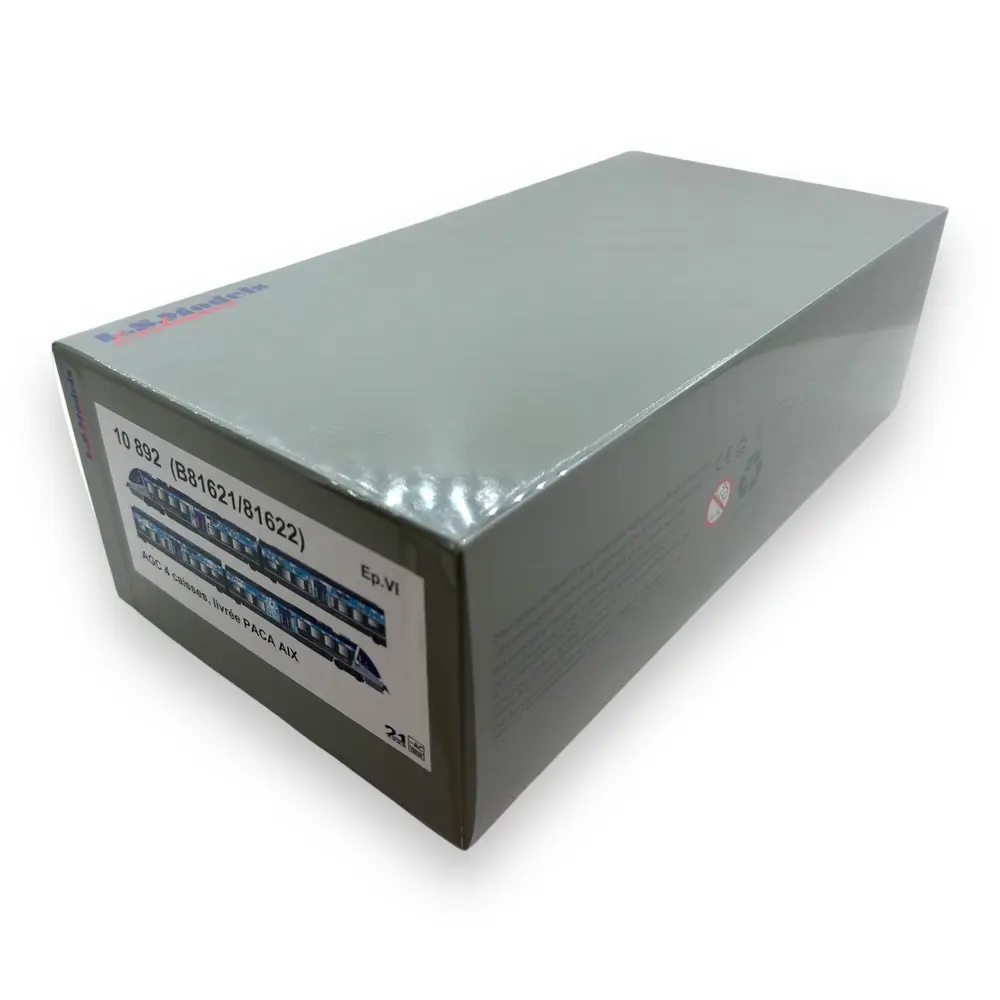 Autorail bimode AGC B 81621/81622 Paca Aix - LS Models 10892 - HO 1/87 - SNCF - Ep VI - Analogique - 3R - 3