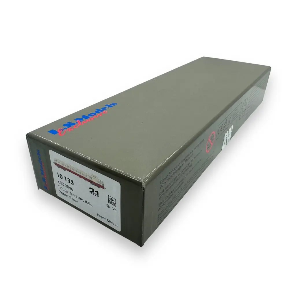 Autorail diesel Picasso XBD 3846 - LS Models 10133 - HO 1/87 - SNCF - Ep IV - Analogique - 2R - 4