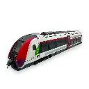 Rame automotrice diesel AGC B82681 / 82682 - LS Models 10066 - HO 1/87 - SNCF - Ep VI - Analogique - 2R - 9