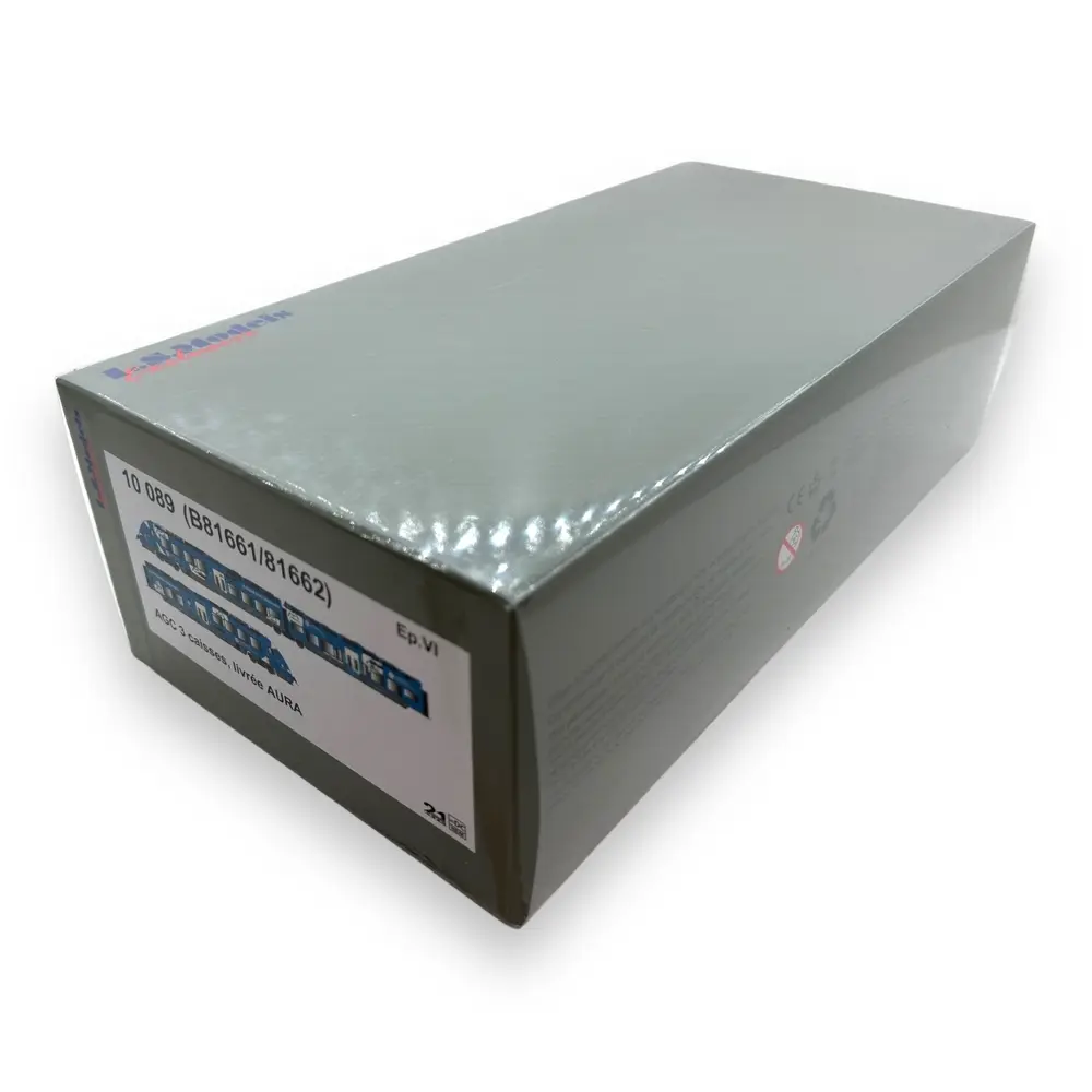 Autorail bimode AGC B81661 / B81662 Auvergne Rhône Alpes - LS Models 10089 - HO 1/87 - SNCF - Ep VI - Analogique - 2R - 5