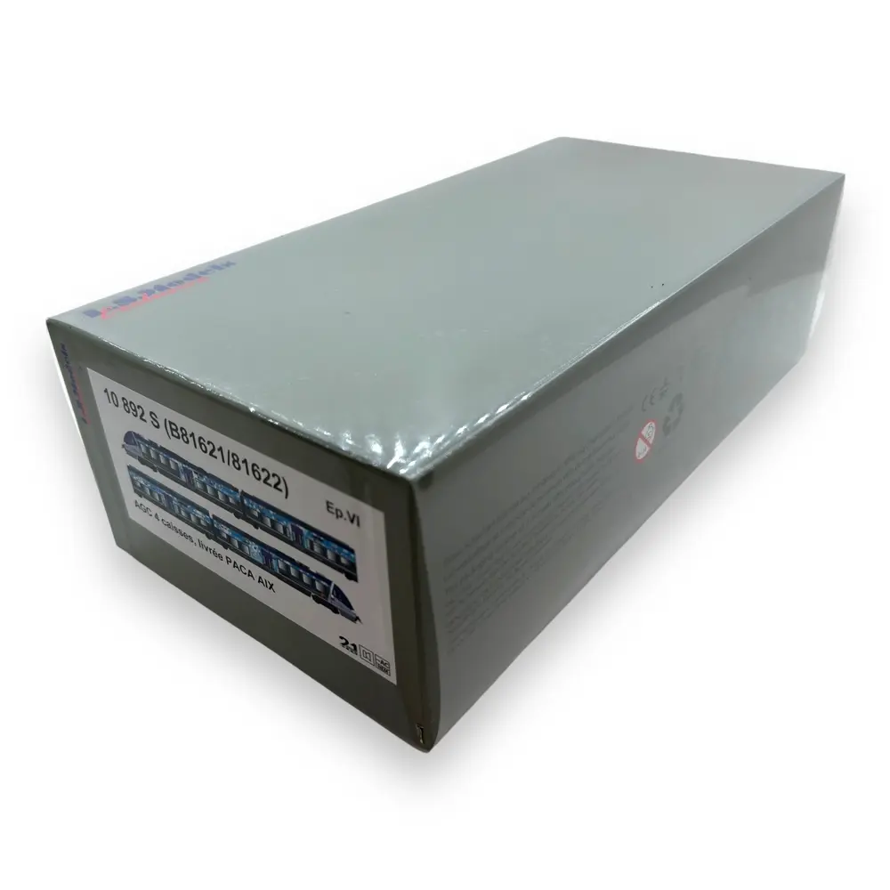 Autorail bimode AGC B 81621/81622 Paca Aix - LS Models 10892S - HO 1/87 - SNCF - Ep VI - Digital sound - 3R - 3