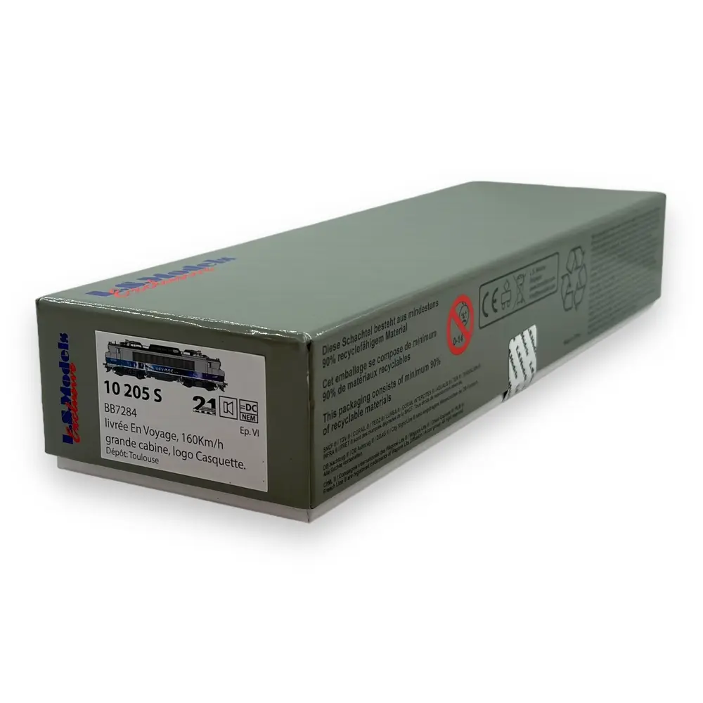 Locomotive électrique BB 7284 - LS Models 10205S - HO 1/87 - SNCF - Ep VI - Digital sound - 2R - 4