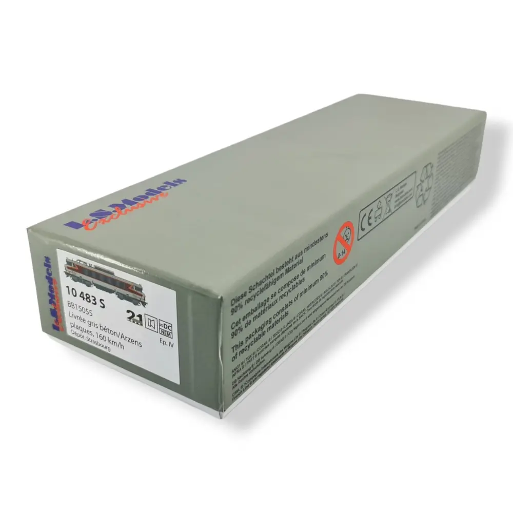 Locomotive électrique BB 15055 - LS Models 10483S - HO 1/87 - SNCF - Ep IV - Digital sound - 2R - 4