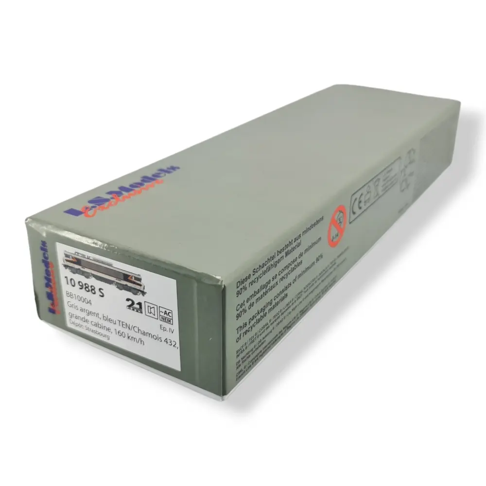 Locomotive électrique BB10004 "TEN/Chamois 432" LSMODELS 10988S SNCF - HO 1/87 - 4