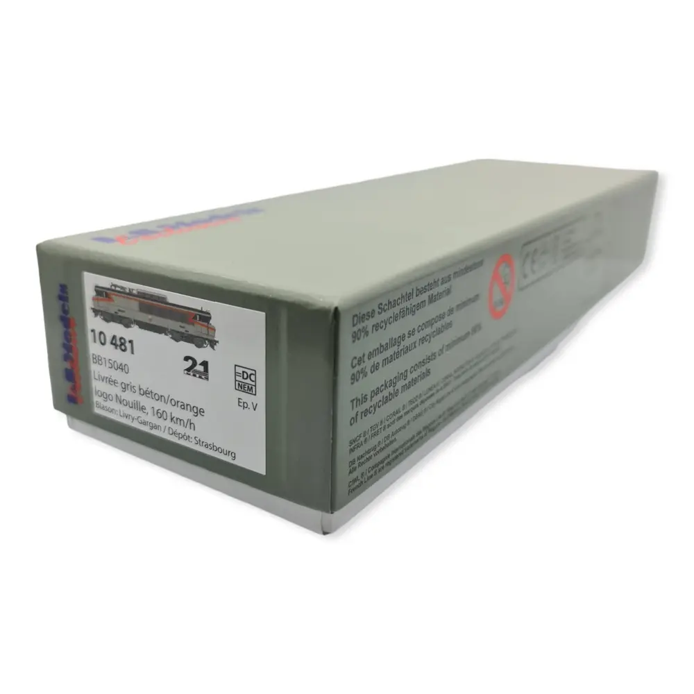 Locomotive Électrique BB 15040 LS MODELS 10481 - HO 1/87 - SNCF - EP V - 5