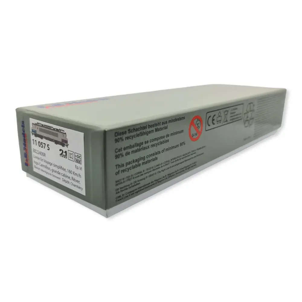 Locomotive électrique BB 22400R - LS MODELS 11057S - HO 1/87 - SNCF - EP VI - 5