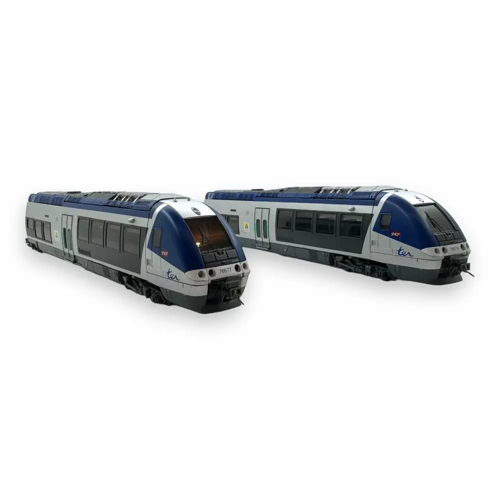 Rame automotrice AGC X 76600 Ls Models 10078 - HO 1/87 - SNCF - EP V / VI - 2