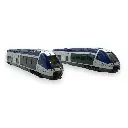 Rame automotrice AGC X 76600 Ls Models 10078 - HO 1/87 - SNCF - EP V / VI - 2