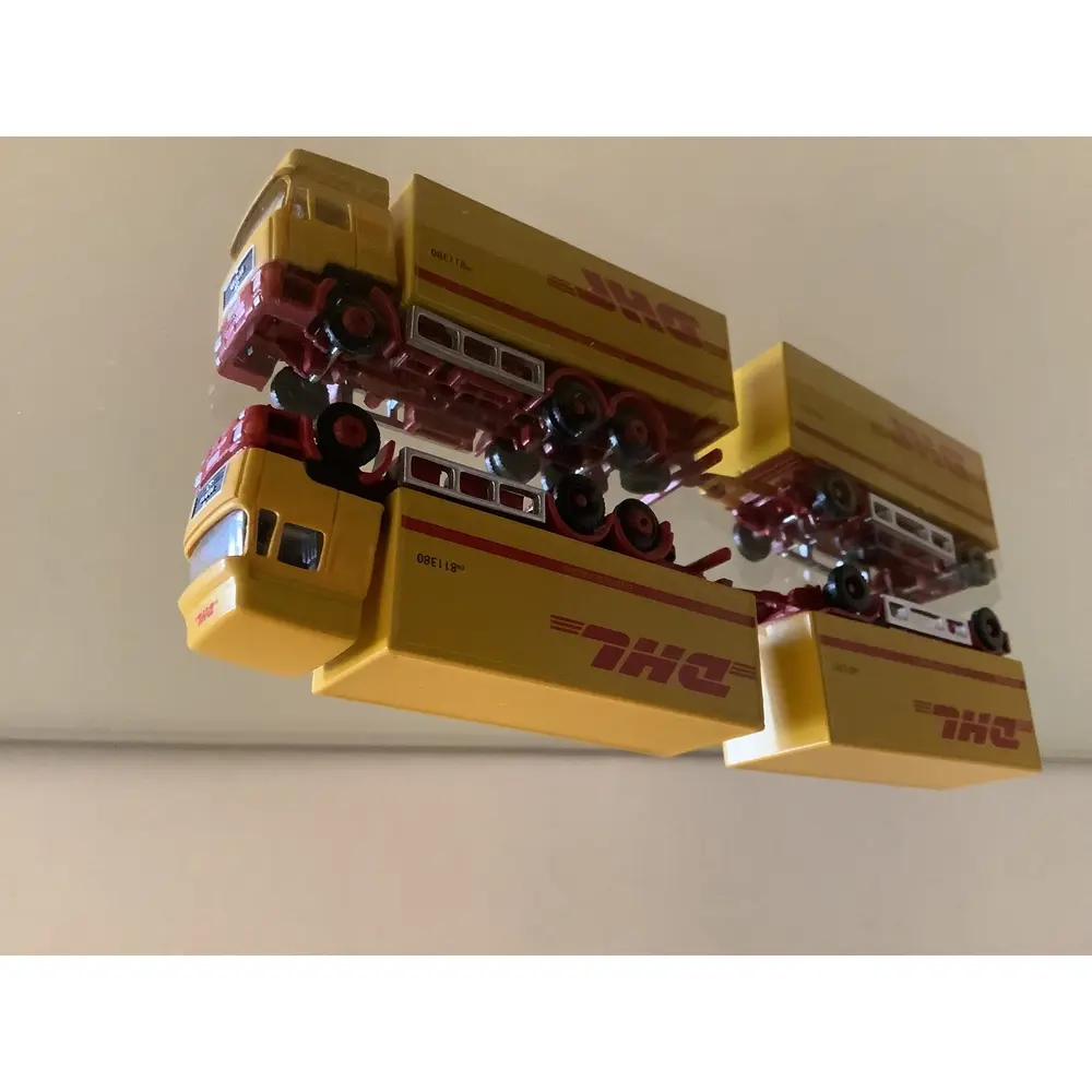 Camion MAN F90 et remorque remorque DHL - HOBBY 66 / LEMKE 4607 - N : 1/160 - 2