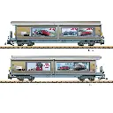 Wagon parois coulissantes - LGB L48576 - RhB - G 1/22.5 - EP. VI - 2R - 2