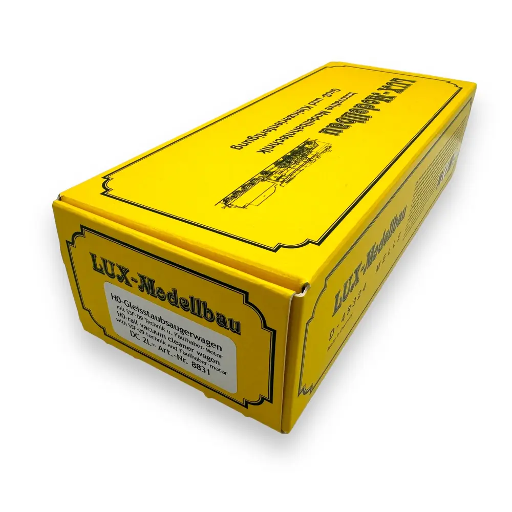 Wagon aspirateur - Lux-Modellbau 8831 - HO 1/87 - Analogique/digital - 2R - 4