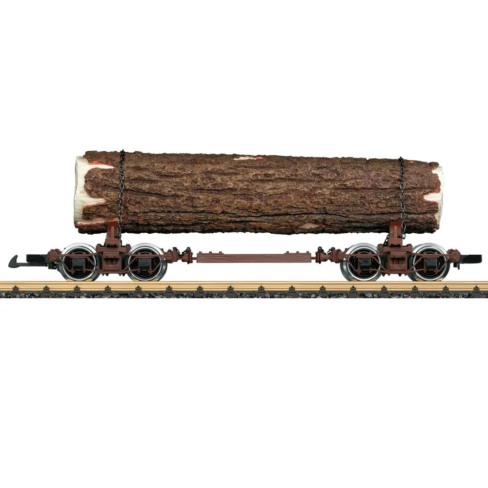 Wagon de transport de bois - LGB 46775 - G 1/22,5 - Ep III - 2R - 2