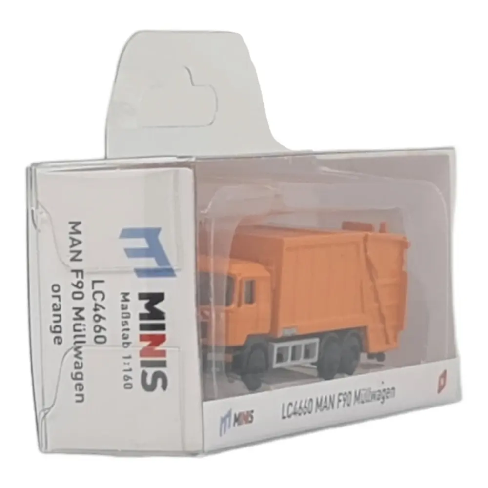 Camion poubelle MAN F90 - LEMKE LC4660 - N 1/160 - véhicule miniature - 2