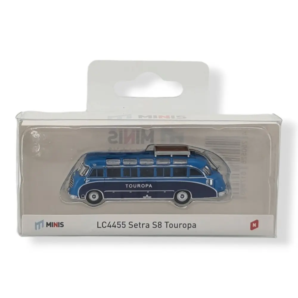 Autocar Setra S8 Touropa - bleu - LEMKE 4455 - N 1/160 - - 3