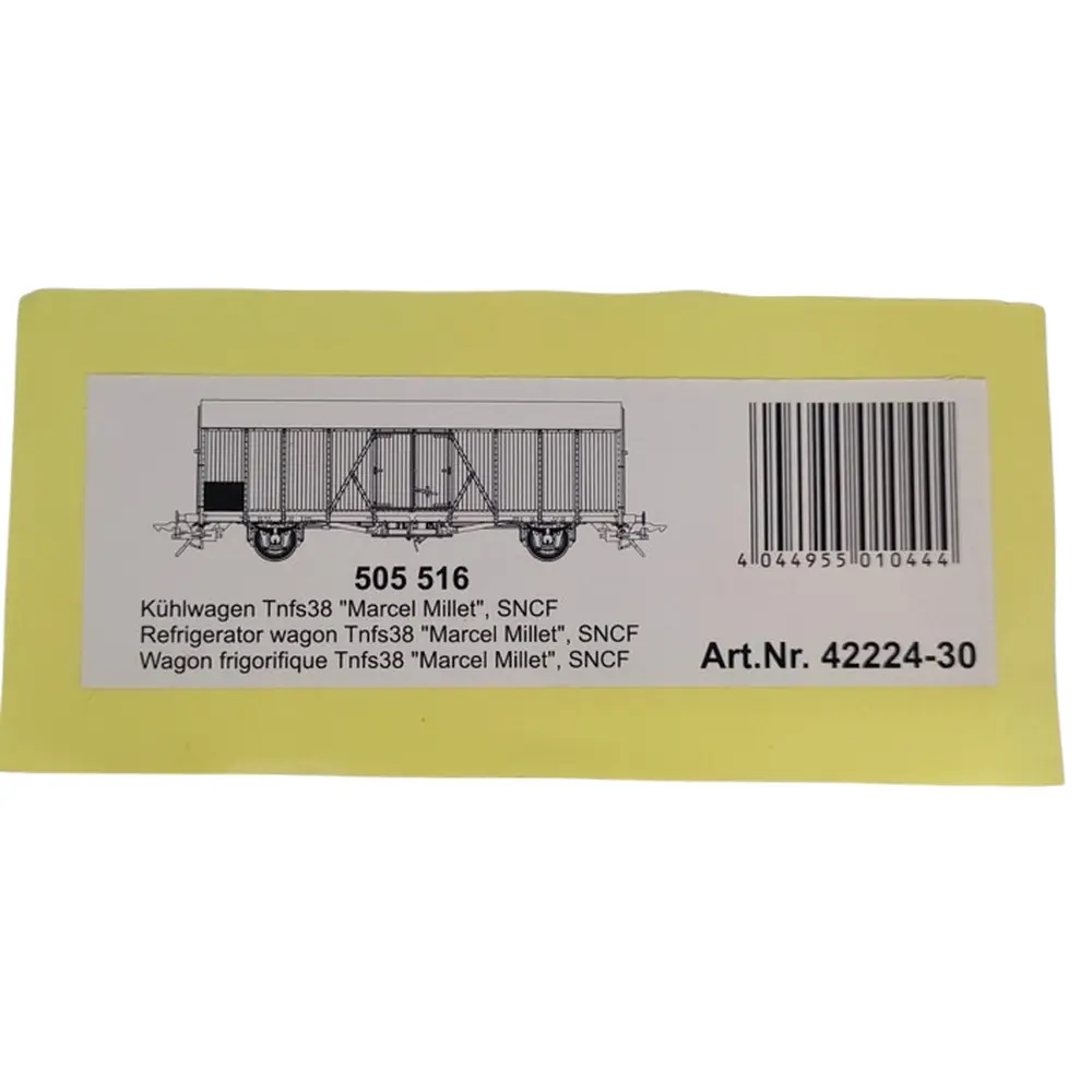 Wagon frigorifique Marcel Millet - Lenz 42224-30 - 0 1/43 - SNCF - Ep III - 2R - 5