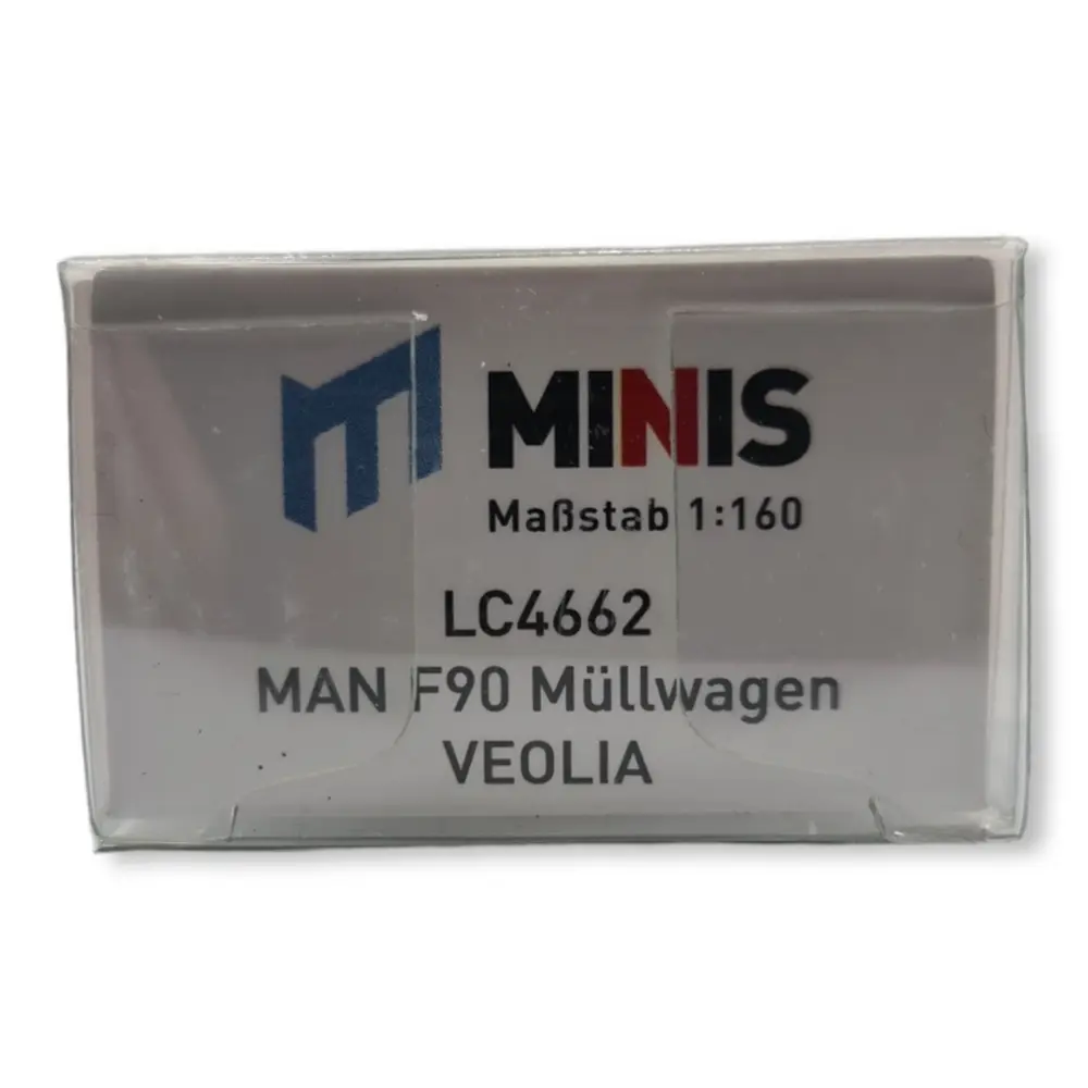Camion poubelle MAN F90 "Veolia" LEMKE LC4662 - N 1/160 - véhicule miniature - 3