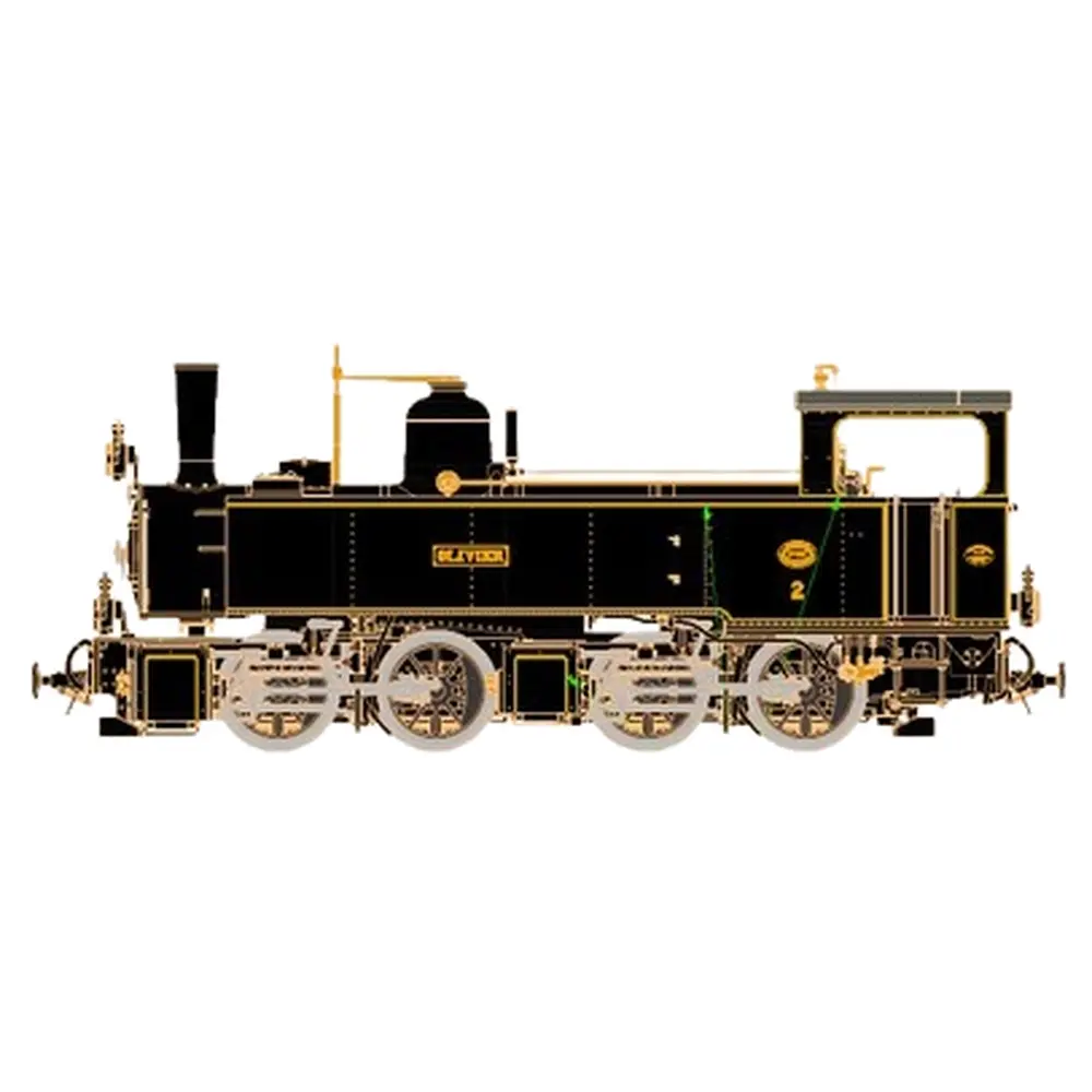 Locomotive à vapeur Mallet 020-020 LEMATEC HOM205.5D - HOm 1/87 - YStC - 2
