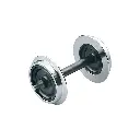 Lot de 2 Essieux - Disques en Métal - Diamètre 31mm - LGB 67419 - G : 1/22.5  - 2