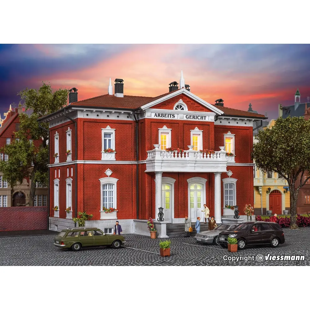 Palais de Justice - 233x210x170mm - Kibri 38749 - HO 1/87 - 4