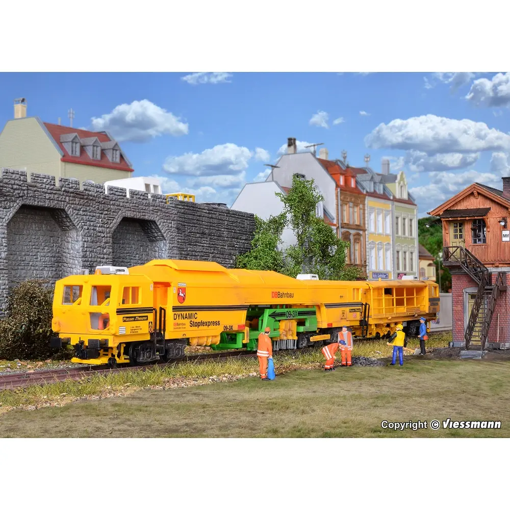 Bourreuse dynamique diesel 09-3X PLASSER & THEURER - Kibri 16090 - HO 1/87 - Ep V/VI - Analogique - 2R - 6