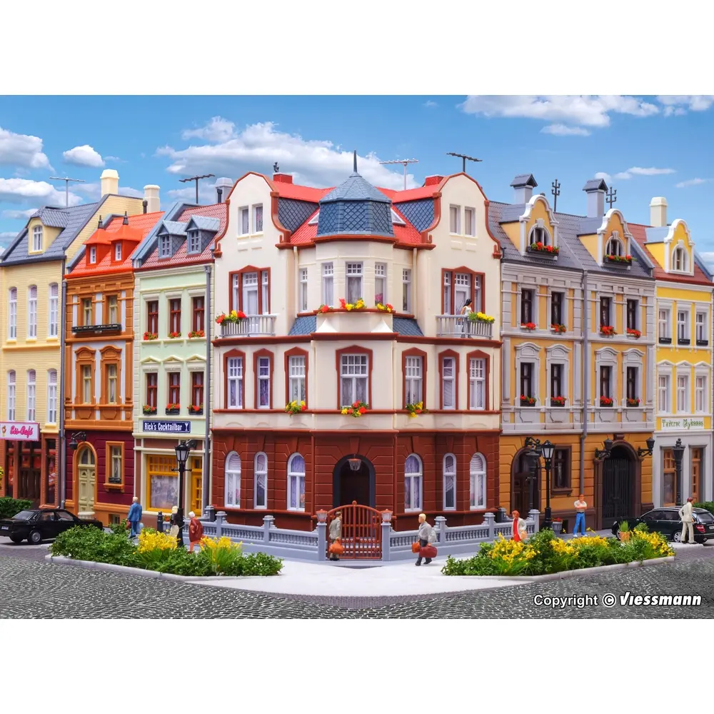 Maison d'angle HO 1/87 Kibri 39100 - 3