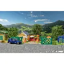 Pavillon de jardin potager KIBRI 38659 - HO 1/87 - 2