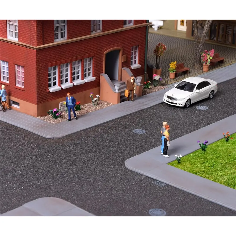 Plaque de trottoir KIBRI 38629 - HO 1/87 - 3